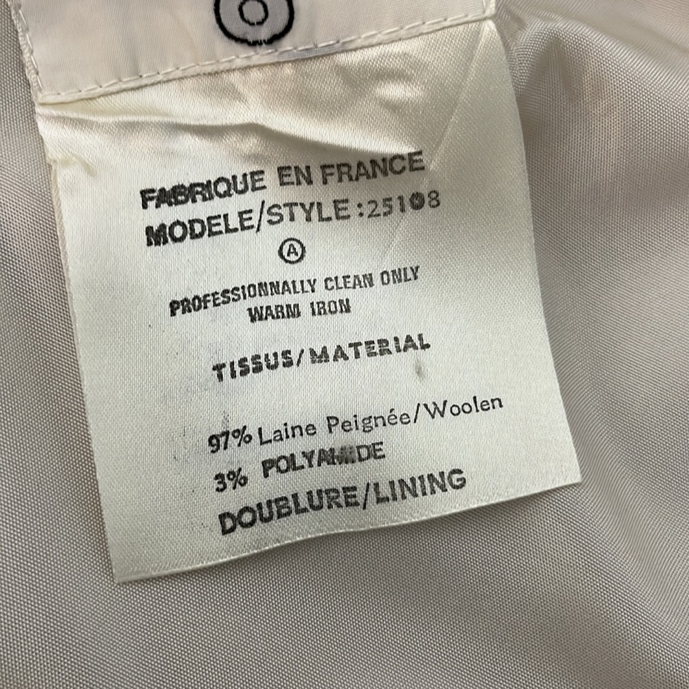 Courreges Vintage Wool pleated midi skirt size 0 - Picture 11 of 15